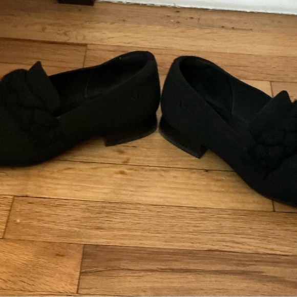 VIVAIA Black Loafers with Knot Detail. Size 7. - Picture 3 of 7
